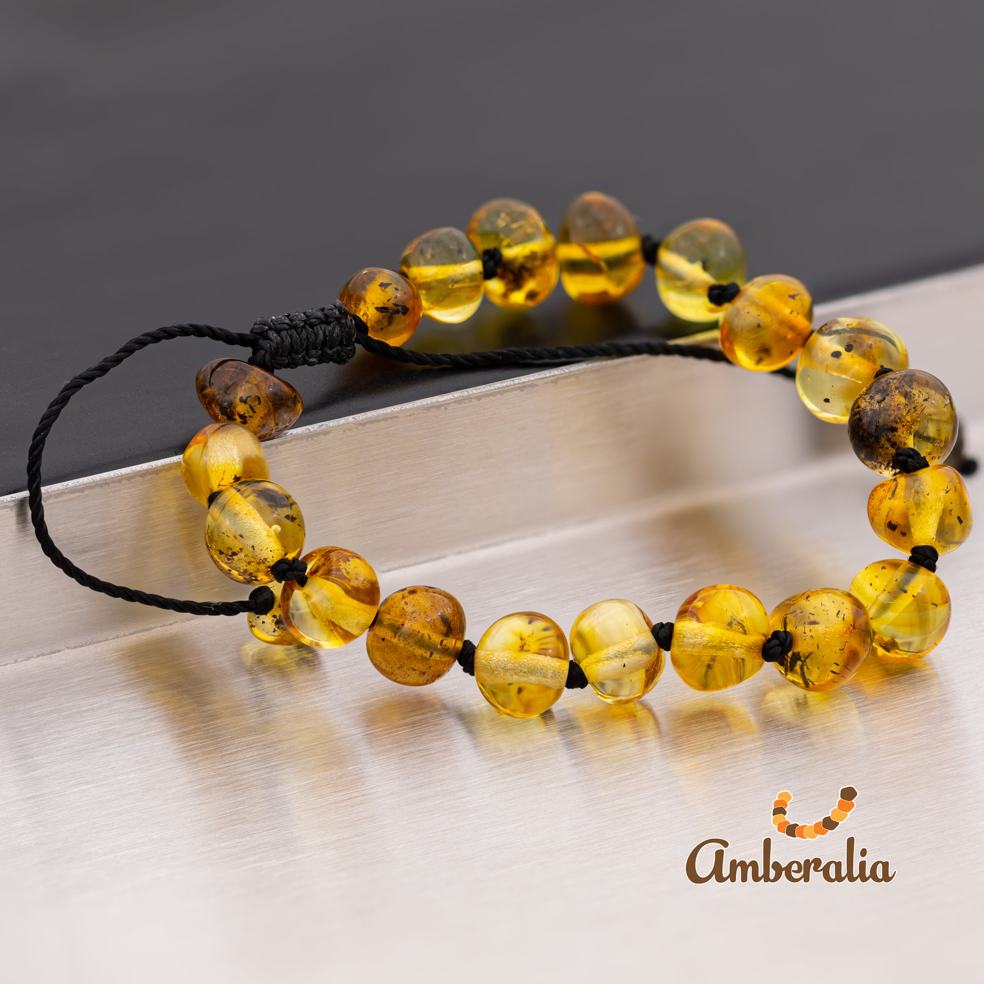 Lolly Llama Adult Baltic Amber Bracelet - All Natural Pain Relief for  Adults to Help Migraines, Sinus, Arthritis and More! - Multi-Stone … :  Amazon.sg: Health, Household and Personal Care