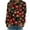 H Multicolor, variant on Christmas Sweatshirts for Women Crew Neck Casual Print Long Sleeve Fashion Pullover Hoodless Sweatshirt