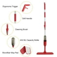 thumbnail image 5 of Eyliden Spray Wet Mop with 2 Microfiber Mop Pads  for Wood, Tile, Marble Floor Cleaning, Red, 5 of 7