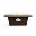 thumbnail image 6 of AJ Enjoy 42'' Rectangle Propane Fire Pit Table, 50,000 BTU Steel Gas FirePit for Outdoor, Fire Table with Lid, Add Warmth & Ambience to Gatherings and Patio Heaters for Outdoor, 6 of 8