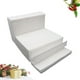 thumbnail image 2 of 400 toallas de papel higiénico gruesas para uso comercial, ideal para cocina, baño y hogar (blanco), 2 of 5