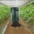 thumbnail image 3 of Injueey Bolsa de recolección de residuos de abono para invernadero de jardín, contenedor de hierba de fermento, contenedor de almacenamiento de saco de Jardín y Patio 34 galones Injueey HA009621-02B, 3 of 6