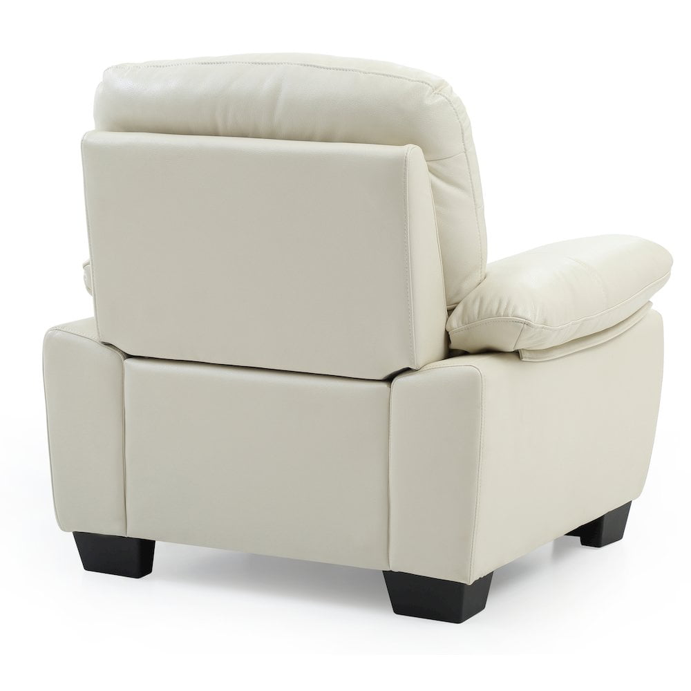 Glory Furniture Marta Accent Chair in Pearl Color