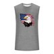 thumbnail image 4 of Tanque Deportivo de Cuello Redondo de la Impresión de la Moda Casual de los Hombres, Blusa de Poliéster sin Mangas para el Uso Diario Al Aire Libre, 4 of 5