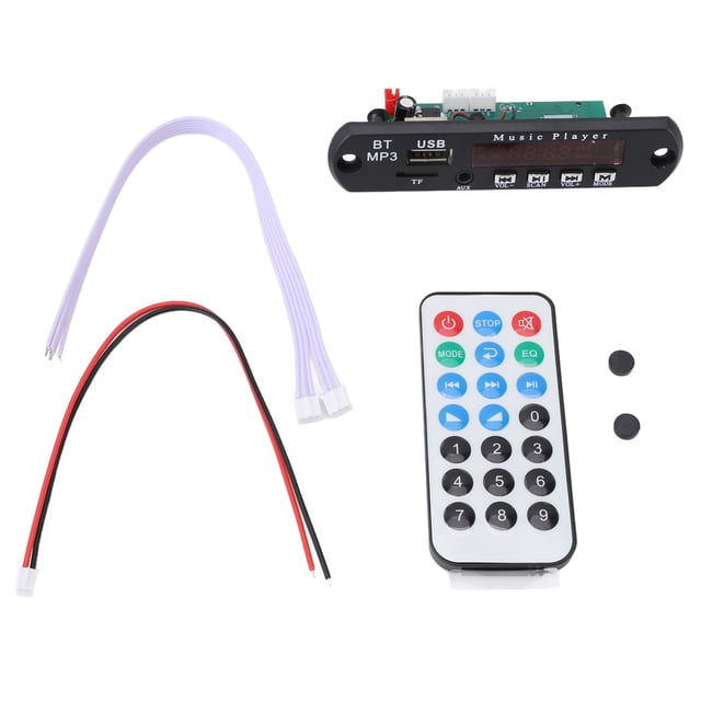 Tablero Decodificador APE FLAC WAV, Tablero Decodificador De Reproductor De Música Función De Memoria Automática Llamadas Compactas Con Control Remoto Para Automóvil