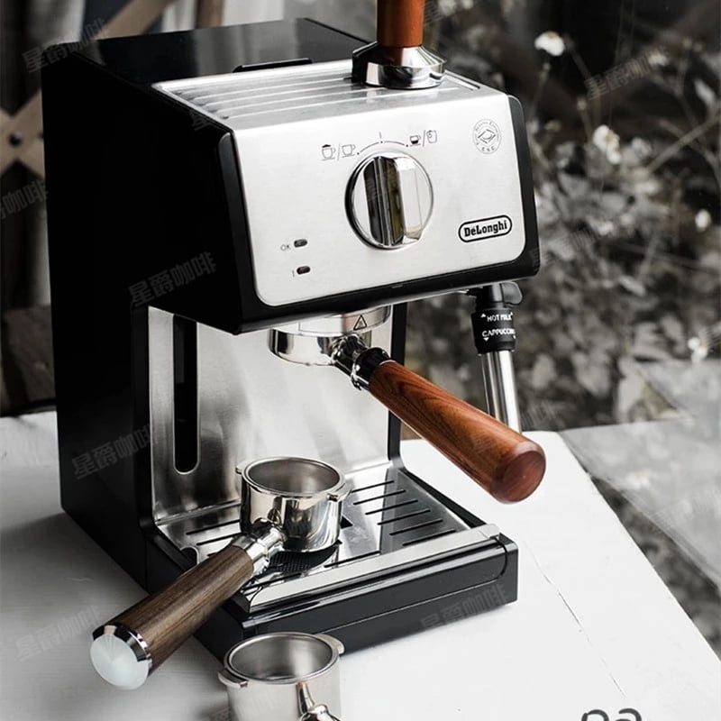 Coffee Bottomless Portafilter 51MM For Delonghi EC680 EC685 EC310 With 2-Cups Filter Basket Barista Espresso Machine Accessories