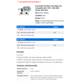thumbnail image 2 of Front Brake Pad Rotor and Caliper Set - Compatible with 1996 - 2002 GMC Savana 2500 GAS 1997 1998 1999 2000 2001, 2 of 3