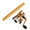 Gold / Silver / Red / Blue / Black / Purple / Green, variant on GXXGREAT Pen Fishing Rod With Reel Mini Pole Rotating Fishing Wheel For Outdoor Fishing Accessories