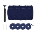 thumbnail image 4 of Rockville Marine Boat Fenders with Covers and Lines, 8.5" x 27", Navy Blue, 4-Pack, 4 of 6