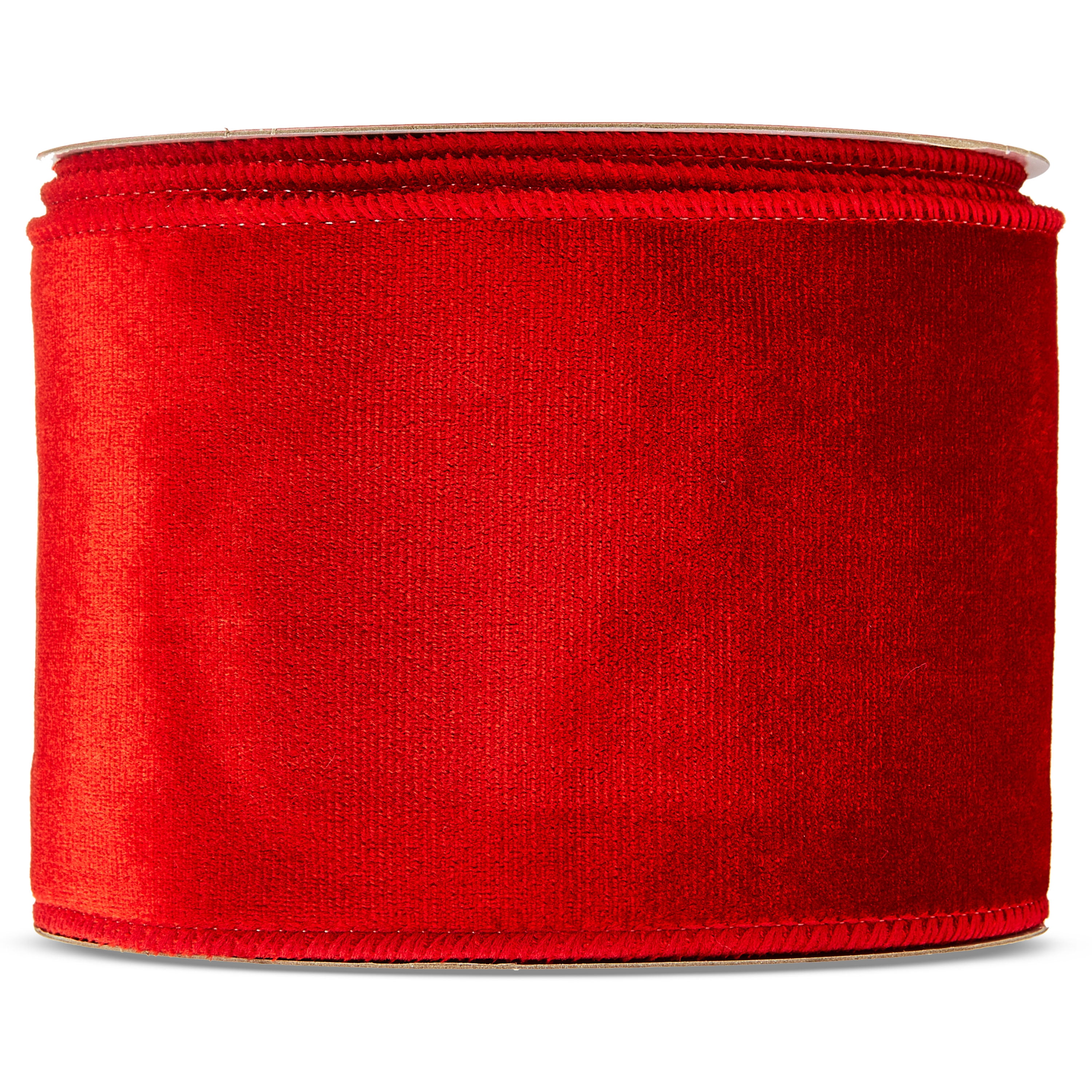 Red Velvet Christmas Ribbon, 3.5" x 30', by Holiday Time