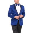 thumbnail image 2 of Adam Baker Men's Floral Paisley Shawl Lapel Tuxedo Jacket Matching Bow Tie Included, 2 of 4