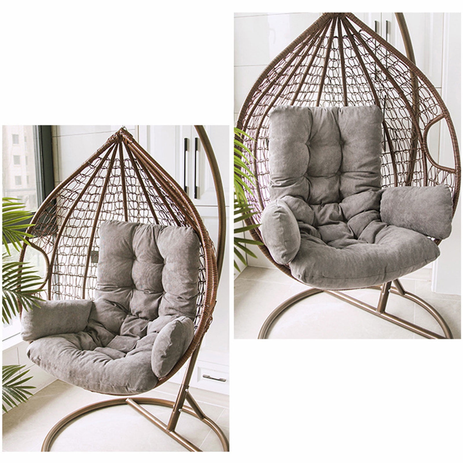 Nsxcdh Gift Basket Cushion Thickened And Enlarged Cushion Swings Singles Sofa Cushion Household Hanging Chair Cloth Cushion Indoor And Outdoor Cradles Chair Cushion