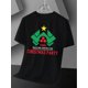 thumbnail image 1 of Camiseta estampada de fiesta navideña de Nakatomi Corporation 1988, informal, de cuello redondo y manga corta, de punto ligeramente elástico, para adultos, ideal para el verano., 1 of 8