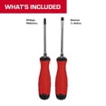 thumbnail image 2 of Hyper Tough 2-Piece Screwdriver Set with Dual Material Tri-Oval Comfort Grips, 2 of 10