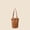 Brown, variant on Small Bucket Bag for Women Crossbody Bags Trendy Vegan Leather Shoulder Purses Designer Ladies Handbags