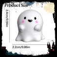 thumbnail image 2 of Clearance Under $1 Cute Resin Bald Ghost Figurine with Witch Hat Halloween Decor, 2 of 5