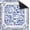 Blue Chinoiserie Floral31.5" x 31.5", variant on 31.5" Mahjong Mat - Non-Slip Rubber Bottom, Smooth Fabric Top for Easy Tile Sliding