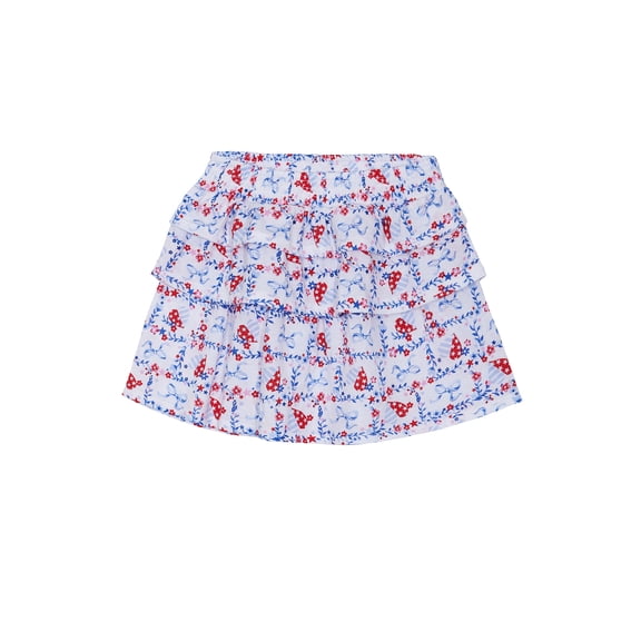 Way to Celebrate Girls Americana Tiered Skirt, Sizes 4-18