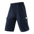 thumbnail image 6 of Dresfit Mens Cargo Shorts Drawstring Long Shorts Summer 2026 Big and Tall Baggy Shorts Lightweight Loose Fit Open Bottom Work Short Pants XL, 6 of 6