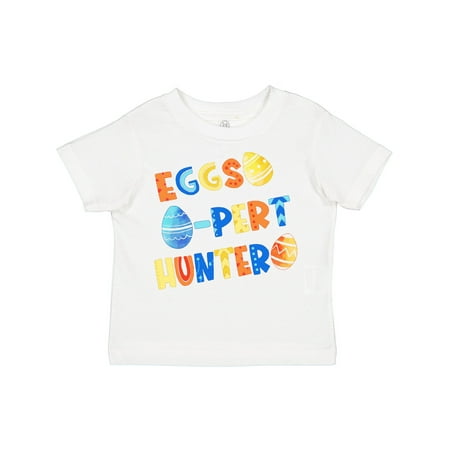 

Inktastic Eggs-pert Hunter with Easter Eggs Gift Toddler Boy or Toddler Girl T-Shirt