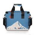 thumbnail image 7 of FORMRS Insulated Cooler Bag 24 Cans Capacity Soft Leakproof Lunch Box with Side Pockets, Snow Mountain, 7 of 7