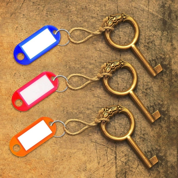 Plastic key shop tag holder