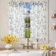 thumbnail image 1 of Cortinas JINCHAN Floral de Lino para Cocina, 66x91 cm, Filtrado de Luz, 1 of 9
