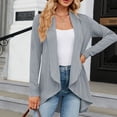 thumbnail image 2 of Vedolay Womens Sweaters Work Cardigans Long Sleeve Outwear 2023 Gray,L, 2 of 5