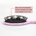 thumbnail image 5 of Pink Breast Cancer Hair Brush,Girls Detangling Hair Brush,Glide Through Tangles with Ease for Wet & Dry Hair,8.8"X2.8", 5 of 7