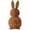 01# (F_13.8"), variant on Rattan Bunny Outdoor, Wicker Easter Bunny, Rattan Bunnies, for Seasonal Home Accents - (C_7.87")