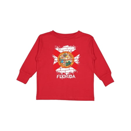 

Inktastic Graffiti Florida State Flag Gift Toddler Boy or Toddler Girl Long Sleeve T-Shirt