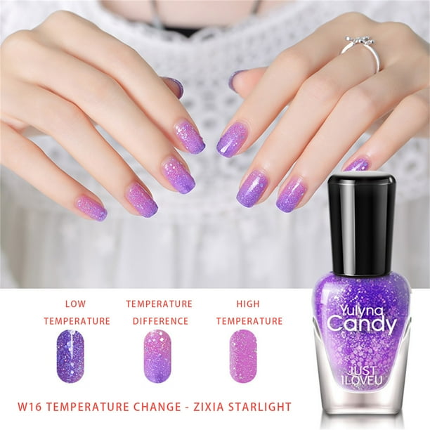 Herrnalise Polish Nail for Girls Nail Polish Color Thermal Nail Polish