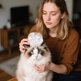 thumbnail image 2 of 2-in-1 Dog Bath Brush & Shampoo Dispenser - Silicone Pet Grooming Scrubber with Soft Bristles for Dogs & Cats - Massage Shower Brush for Long/Short Hair - Creates Rich Lather for Easy Bathing, 2 of 5