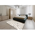 thumbnail image 4 of Ahgly Company Indoor Square Contemporary Antique White Beige Terrilis Area Rugs, 5' Square, 4 of 6