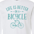 thumbnail image 4 of Inktastic Life's Better on a Bicycle Long Sleeve T-Shirt, 4 of 5