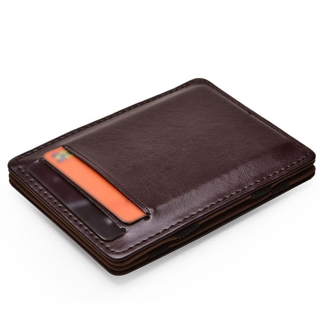 Mens Magic Wallet with Business Card and Bank Card Storage Slim Design B6D0 D4Y8
