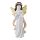 thumbnail image 1 of Figura de ángel rezando, decoración artesanal, figuras de querubín, escultura de resina para fiestas Marrón, 1 of 9