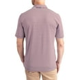 thumbnail image 2 of Men's Cutter & Buck  Maroon Virginia Tech Hokies Virtue Eco Pique Stripe Recycled DryTec Polo, 2 of 2