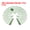 Green, variant on Uxcell Strawberry Supports, Plastic Round Plant Holder for Protecting Plant with 3 Sturdy Legs, White Pack of 5