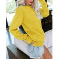 thumbnail image 3 of FUNING  Womens Casual Long Sleeve Sweatshirt Crew Neck Cute Pullover Relaxed Fit Tops, 3 of 6
