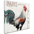 thumbnail image 2 of Trademark Fine Art "Dans la Ferme Rooster III" Canvas Art by Jennifer Redstreake, 2 of 6