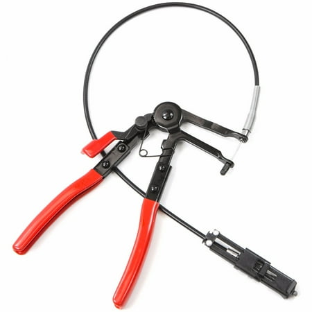 Hose Puller Plier - 2' Flexible Wire Fuel Oil Water Hose Clamp Plier Tool with Long Reach