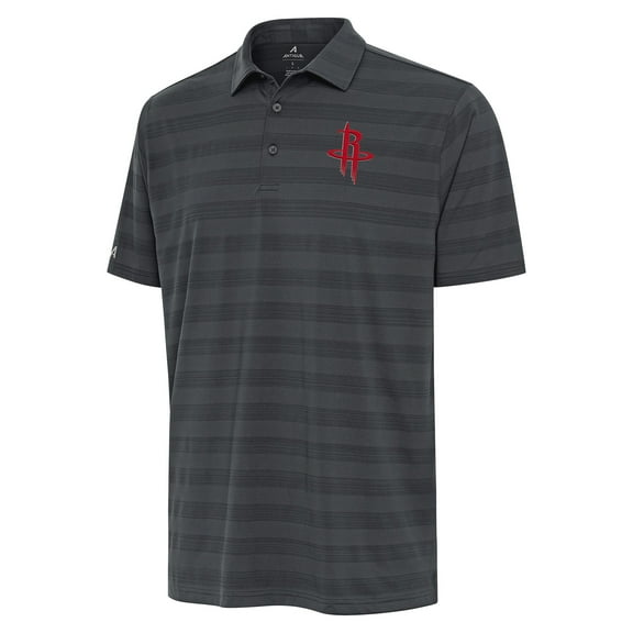 Men's Antigua Pewter Houston Rockets Tunnel Polo