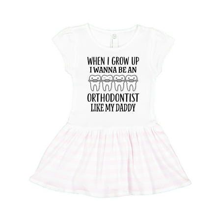 

Inktastic Future Orthodontist Baby Gift Gift Toddler Girl Dress