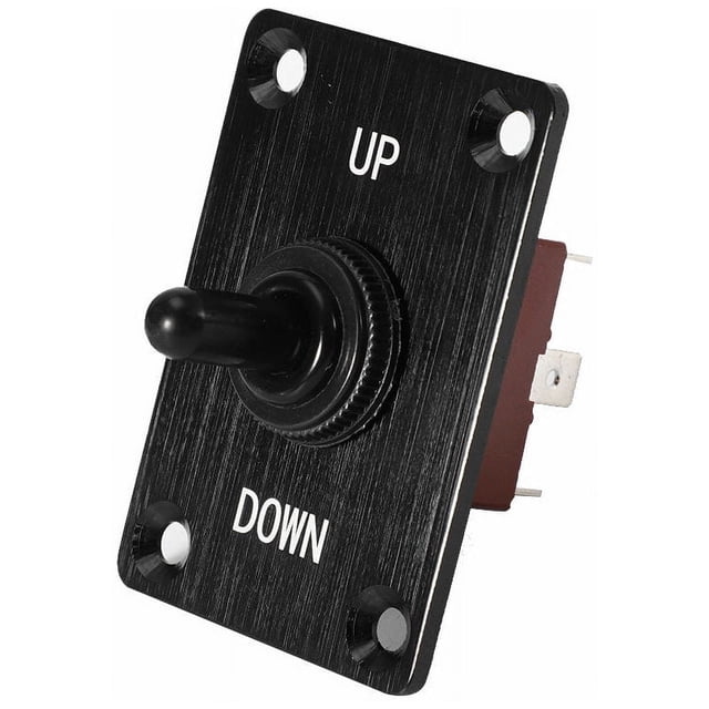 Interruptor basculante para panel de control de molinete de aluminio de 12 V de Desiderio para yate o barco