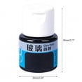 thumbnail image 3 of Glass Paint-Transparent-Colour Glossy and Brilliant DIY Craft Paint for Stained Glass, 3 of 3