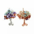 thumbnail image 4 of Natural Healing Crystal Tree of Life Wire Wrapped Chip Stone Pendant Reiki Gift, 4 of 6