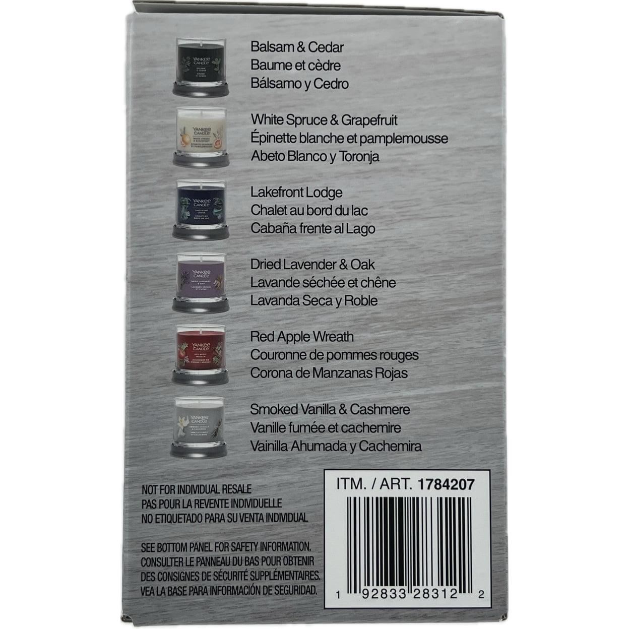 Yankee Candle Premium Soy Wax Blended Scented Candles, Variety, 4.3 Oz (6 Pack)