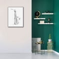 thumbnail image 5 of Epic Graffiti "Saxophone Sketch" by Ethan Harper, Canvas Wall Art, 26"x34", 5 of 8
