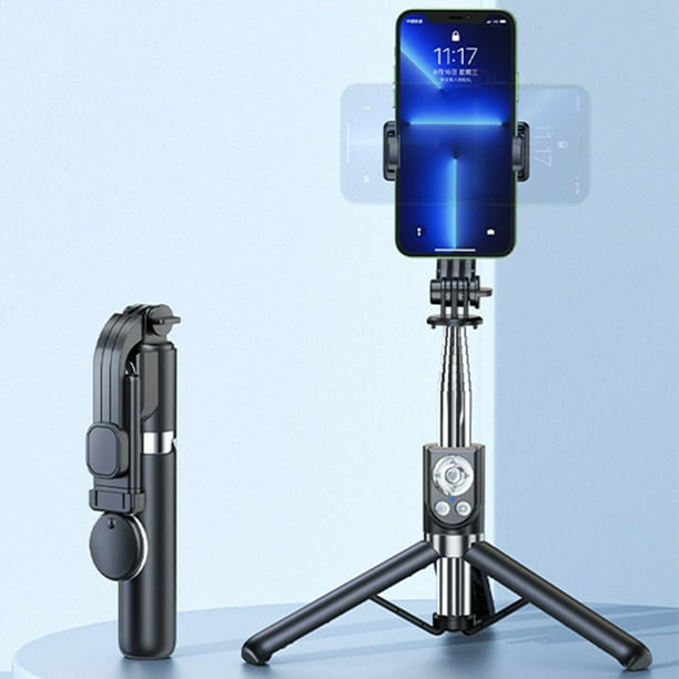 Palo Para Selfies 3-en-1 Telescópico Selfie Stick Teléfono Trípode Remoto Compatible con Bluetooth 4.0 (B)